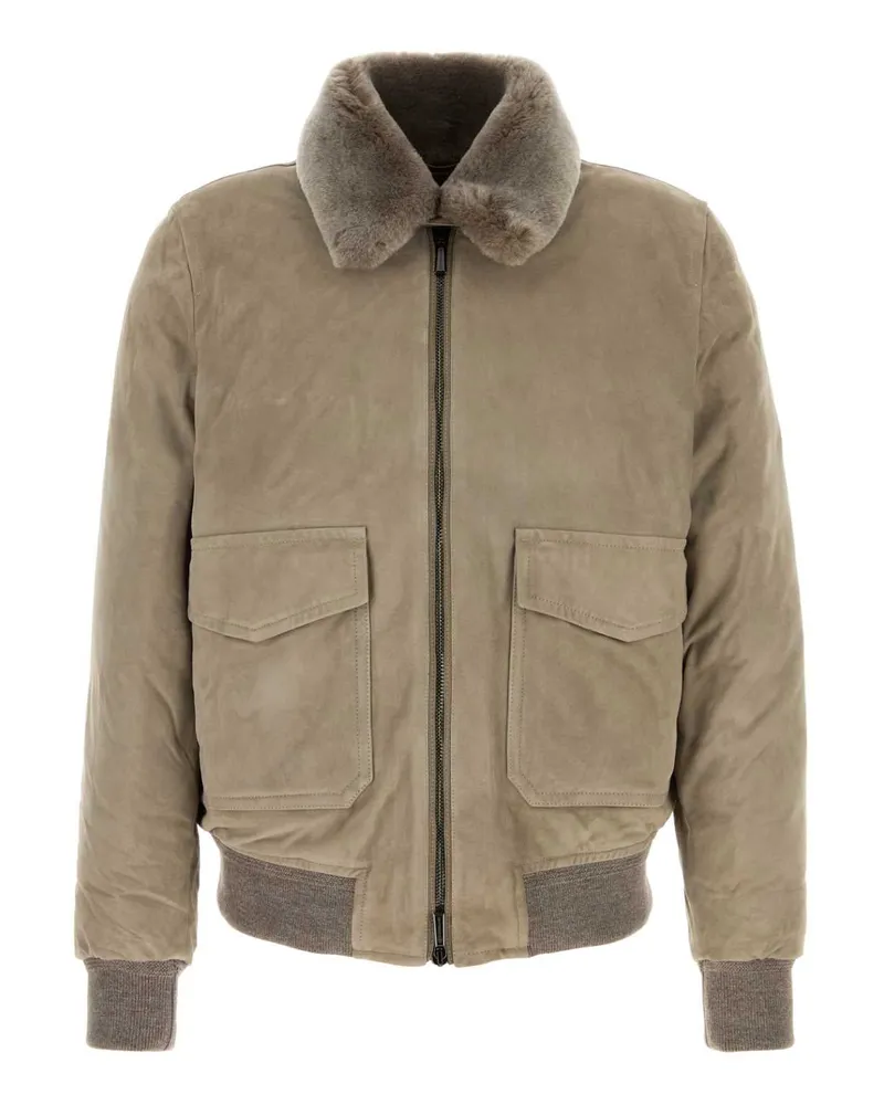 MOORER Antenore Down Jacket — Gray Gray
