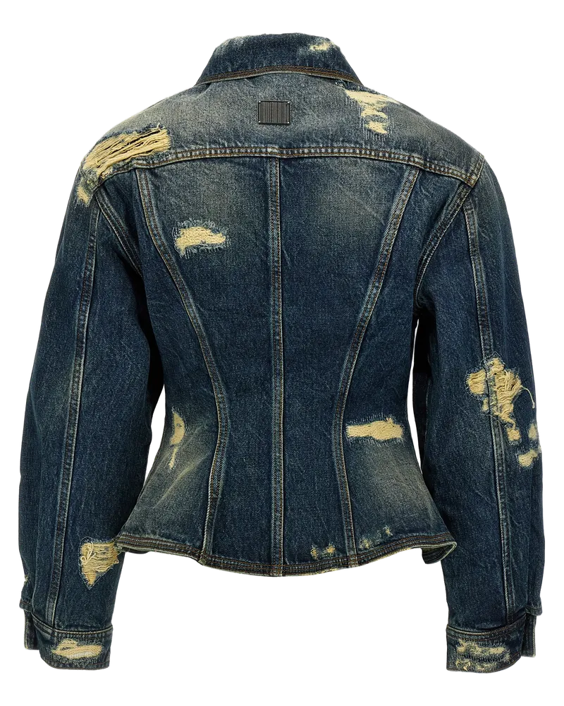 Marc Jacobs Women Blue Cotton Denim Jacket Clothing Blue