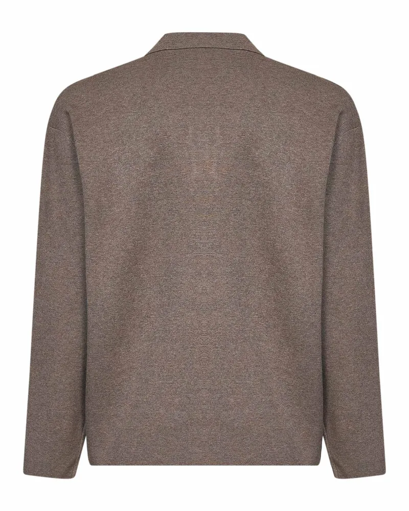 Hevò Mar Grande Polo Shirt — Gray Gray