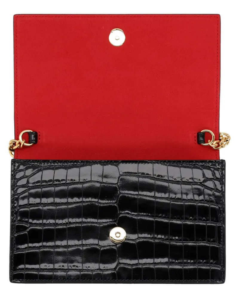 Alexander McQueen Women's Small Skull Bag Black Calf Leather Handbags Hand Black