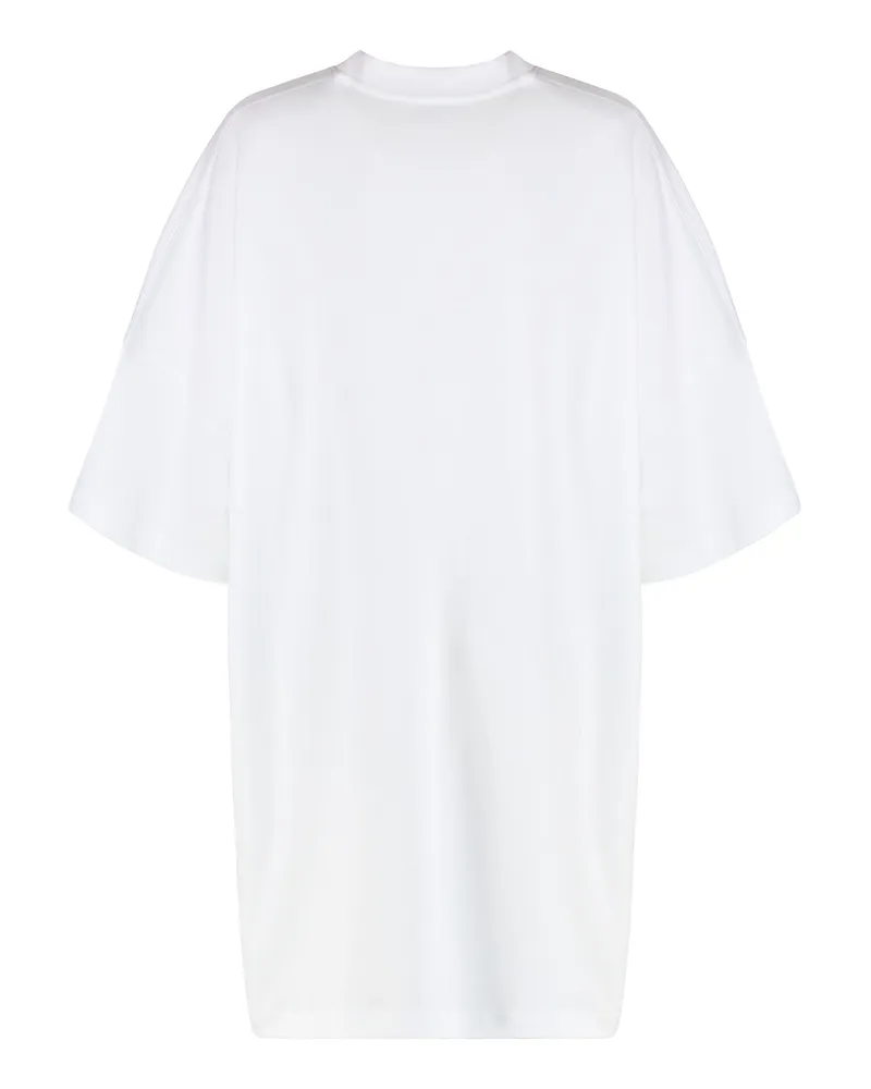 Moschino Women White Cotton Mini-Dress White