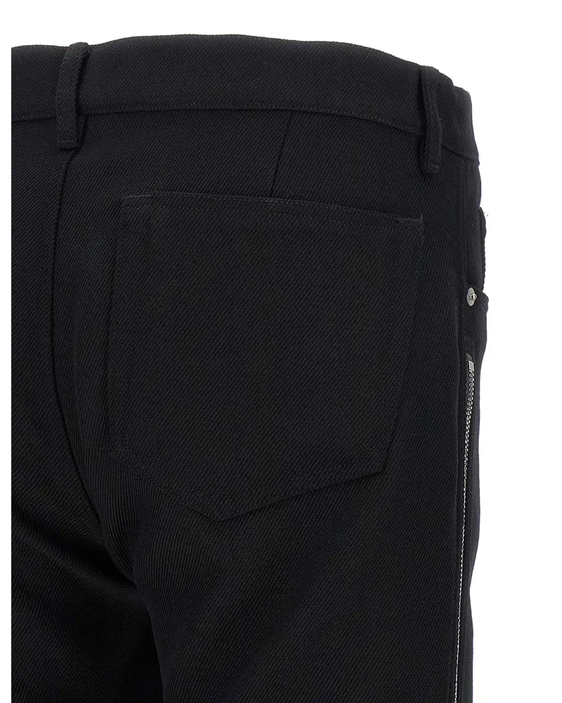 Rick Owens Men's Black Virgin Wool Pants Black