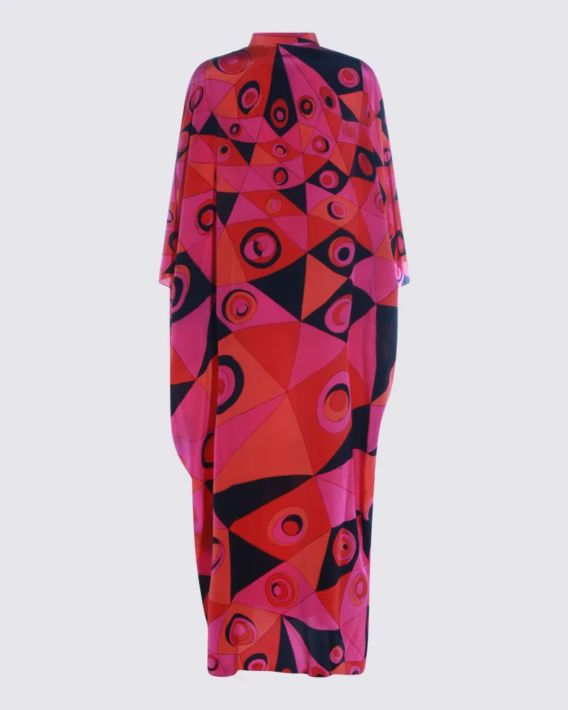 Emilio Pucci Women's Dresses Fuchsia Black Red