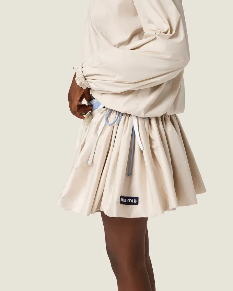 Miu Miu Pleated Skirt Skirt — Opale Opale
