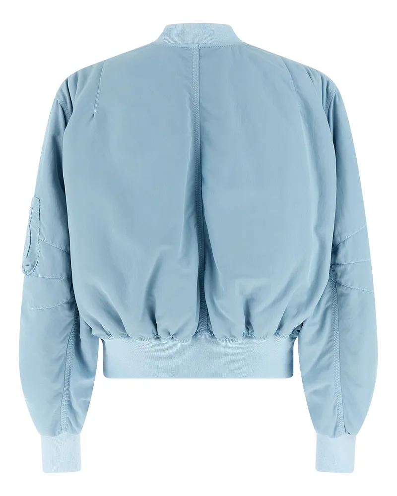 ATTICO Women's Blue Polyamide Bomber Clothing Blue