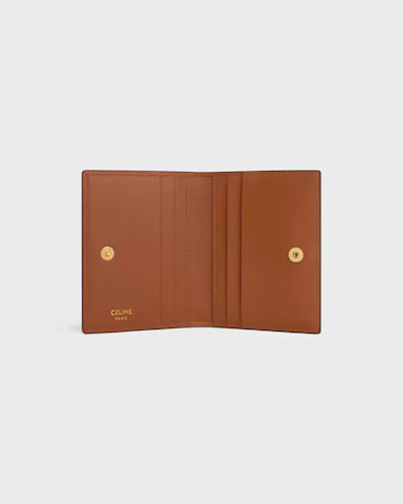 Celine E26 Card Case — Tan Tan