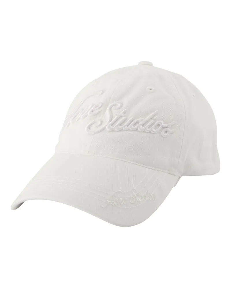 Acne Studios Unisex Cap -  Wool White Cotton Accessories Hats White