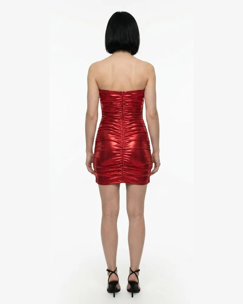 Dolce & Gabbana Women's Red Cotton Cocktail Dress Red