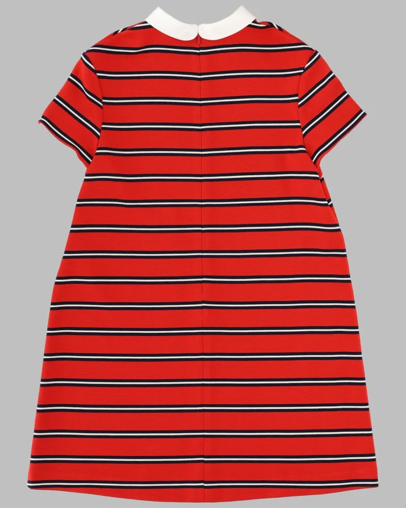 Gucci Logo Jacquard Viscose Knit Mini Dress — Multicolor Multicolor