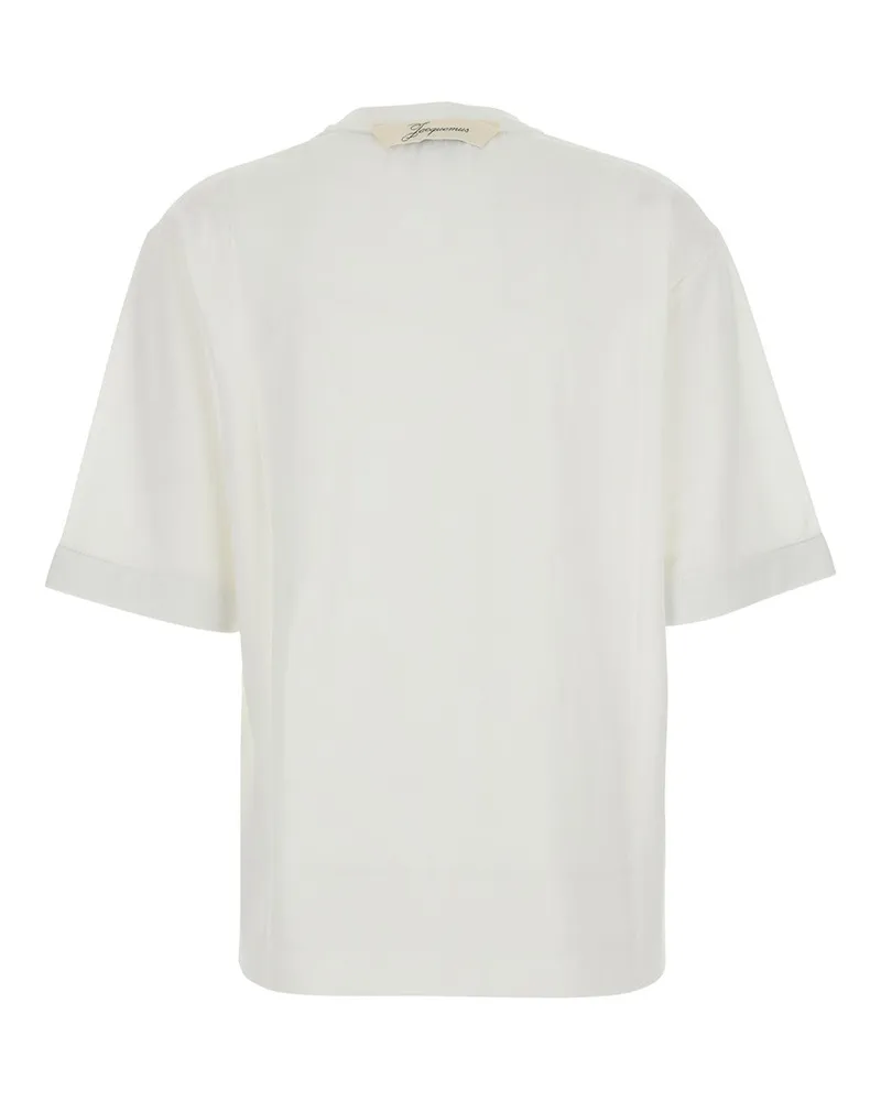 Jacquemus Women's T-Shirt Ventadou White Paper T-Shirts & Jerseys White