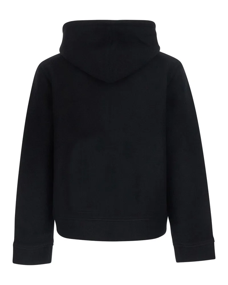 Emporio Armani Felted Wool Jacket — Black Black