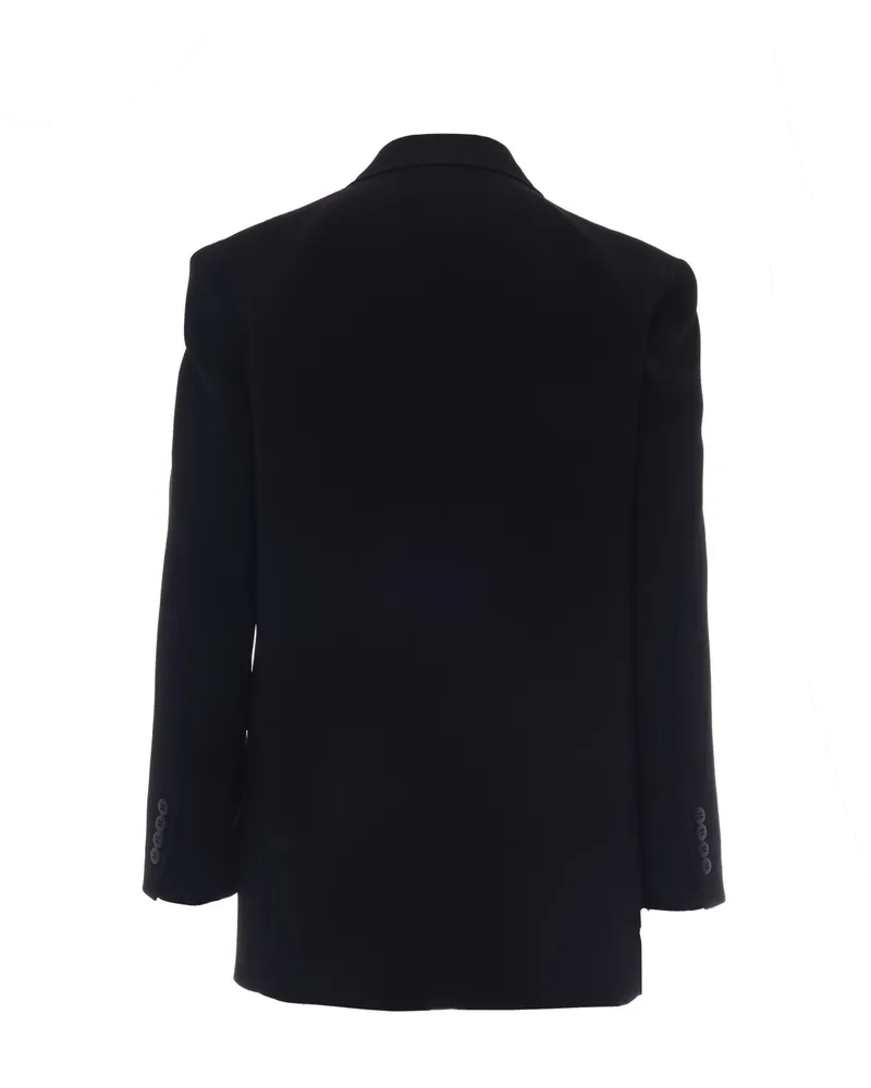 Max Mara Women's Jacket Baobab Black Triacetate Black