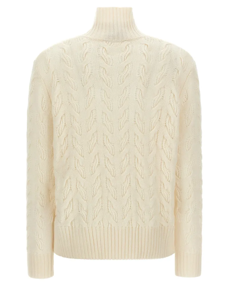 Max Mara Colle Sweater — Ivory Ivory