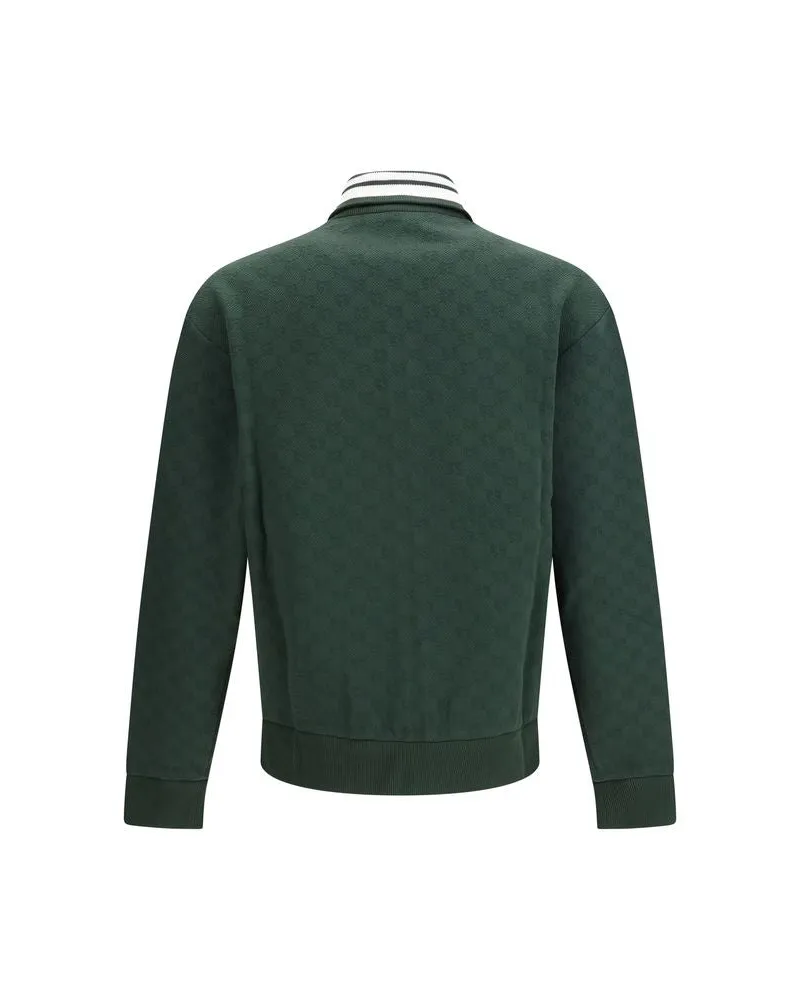 Gucci Men Bicolor Polyamide Shell Jacket Clothing Green