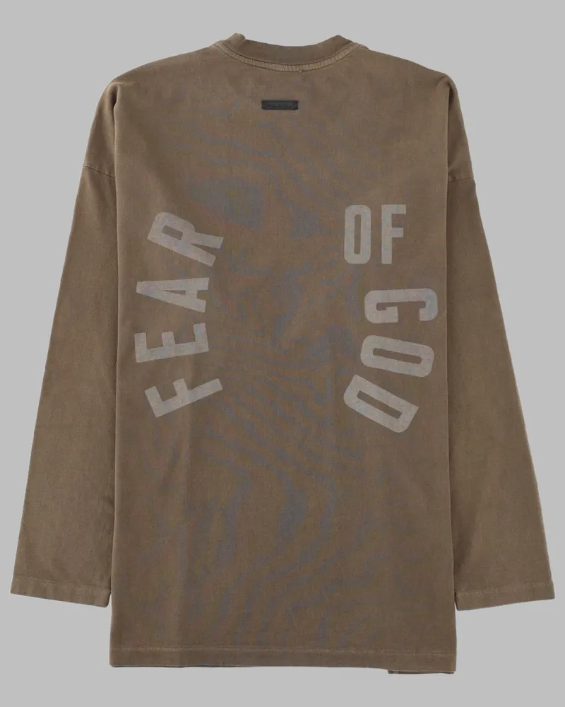 Fear of God Baseball Long-Sleeve T-Shirt — Brown Brown