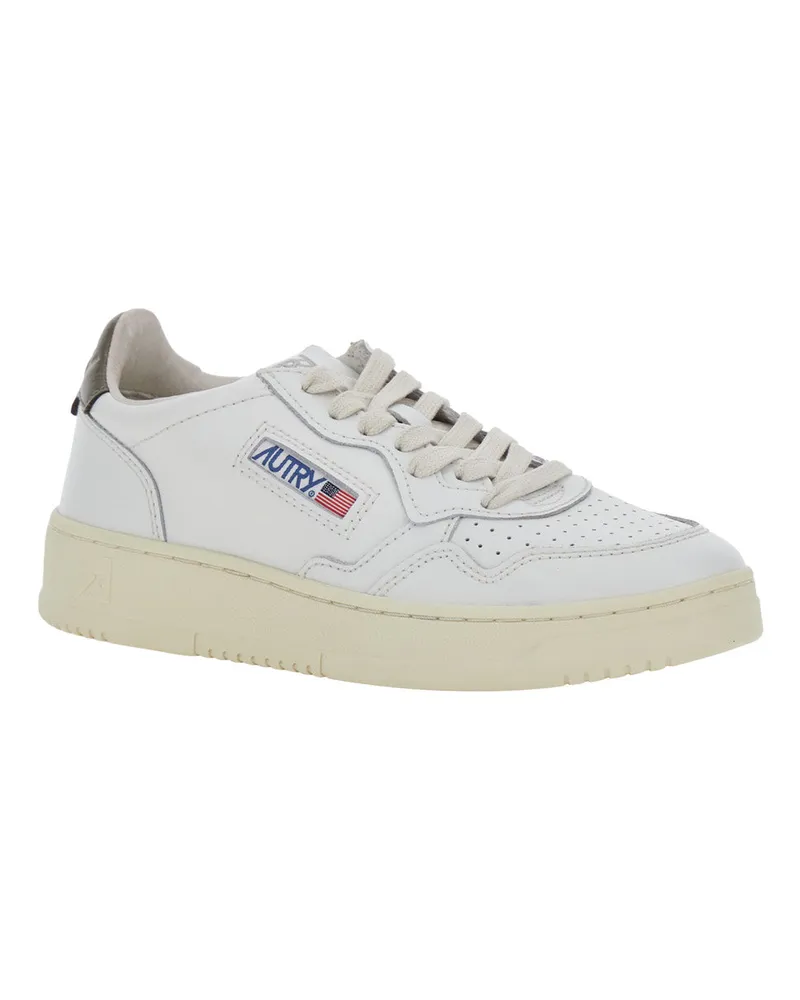 AUTRY Women's Low Top Sneakers Medalist White Leather Trainers White