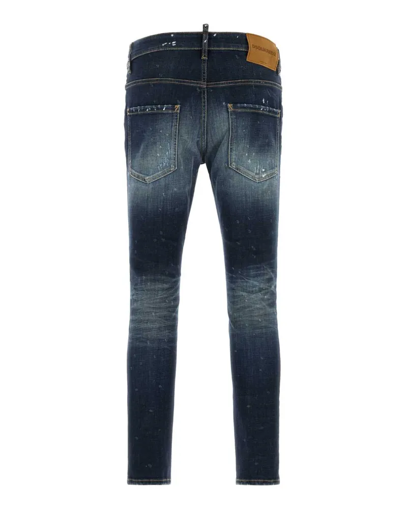 Dsquared2 Distressed Denim Jeans — Navy Navy