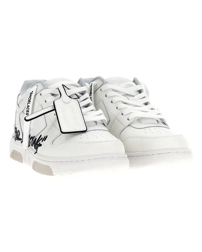 OFF-WHITE Men's Sneakers Out Of Office White-Black Trainers White/black White