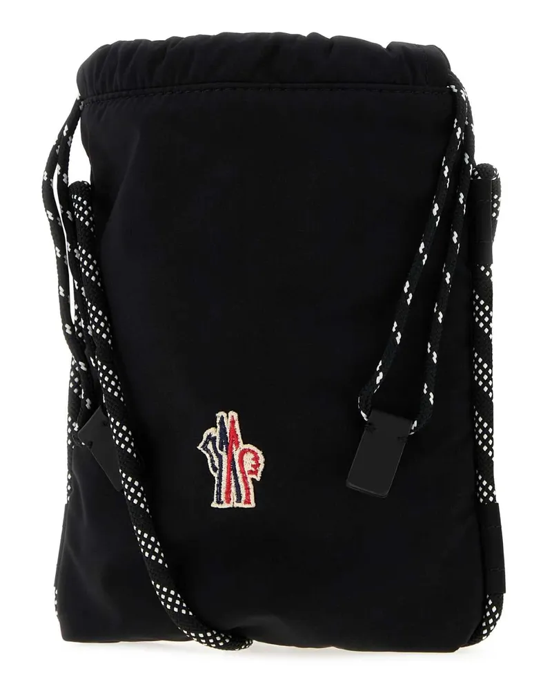 Moncler Makaio Fabric Crossbody Bag — Black Black