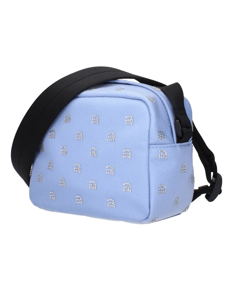 Alexander Wang Women's Light Blue Fabric Crossbody Bag Blue