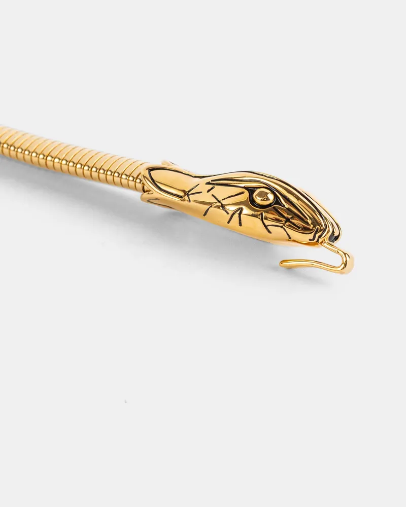 Chloé Women's Vintage Gold Brass Bracelet Jewelry Bijoux Gold