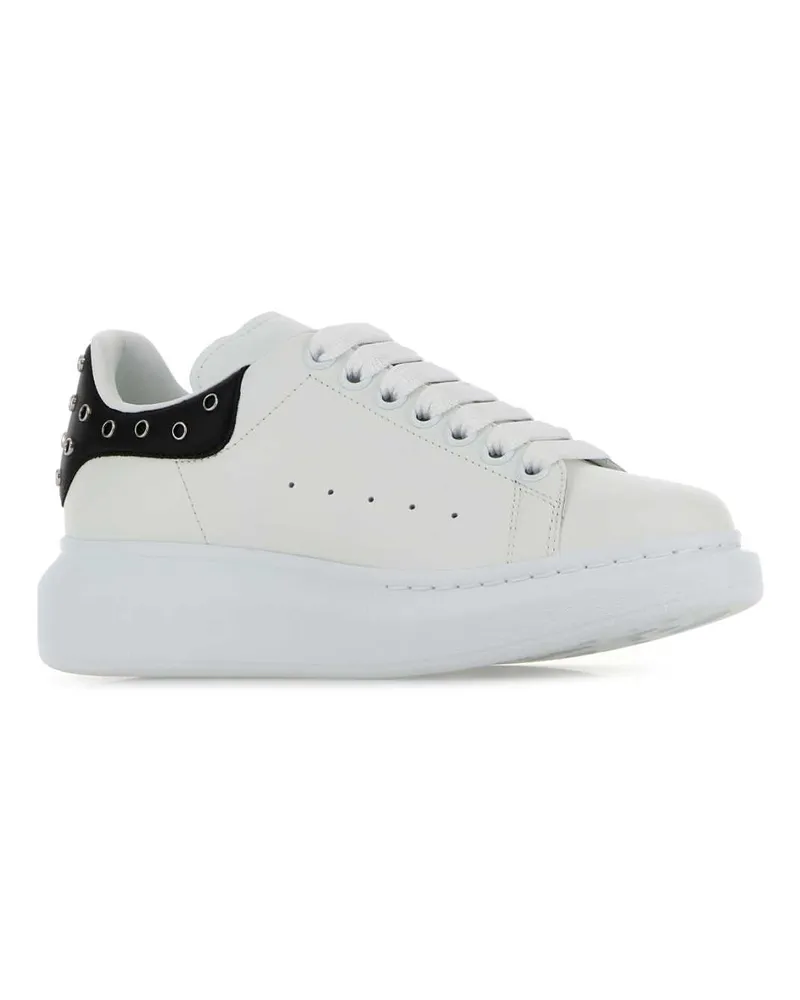 Alexander McQueen 856517wiajr 9074 Whitwblacksilfr Sneaker White