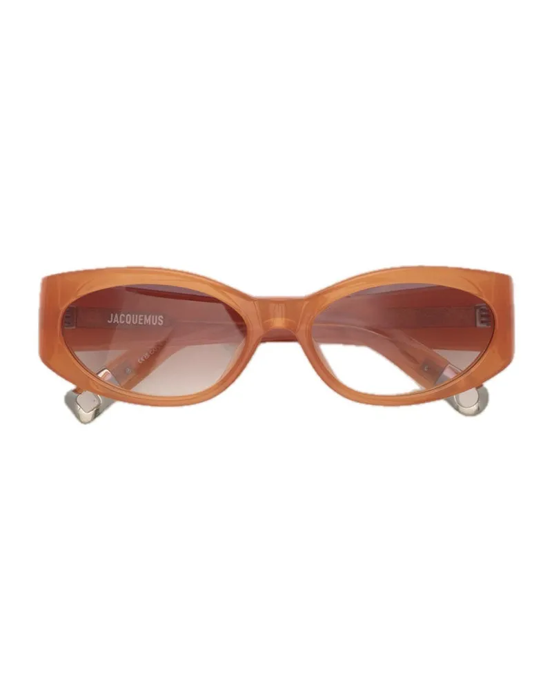 Jacquemus Women's , Frame And Lens One Sunglasses Color Orange
