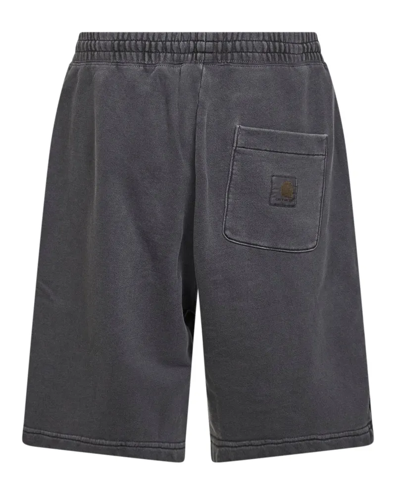 Carhartt WIP Men Sweat Shorts Black Grey Null Gray