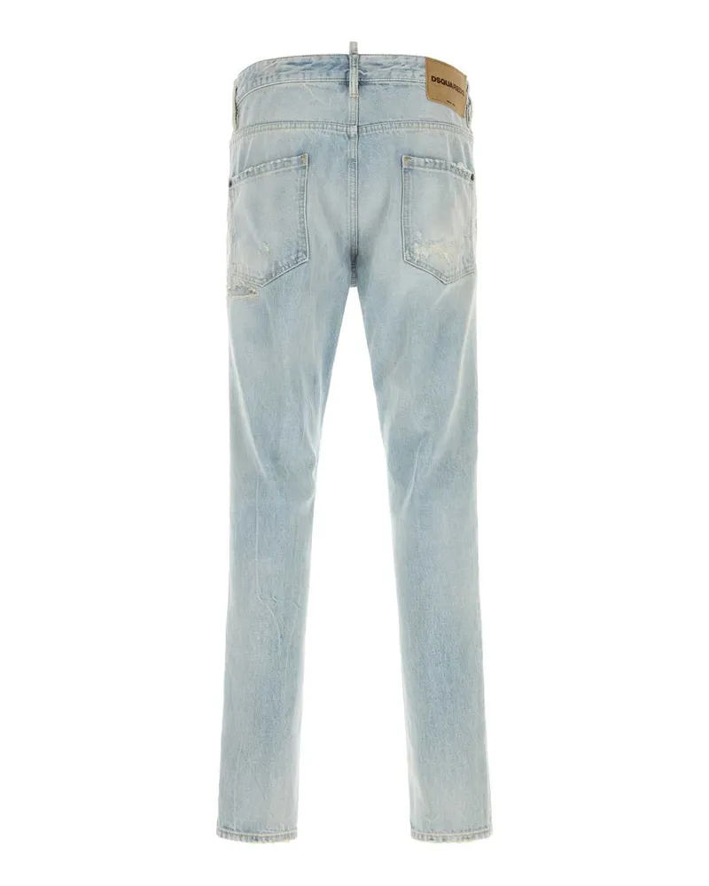 Dsquared2 Men's Denim Teddy Jeans Navyblue Exterior: Cotton Navy