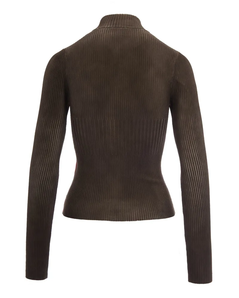 Diesel Women's Cardigan Sarma Brown Jumpers Sweater Brown