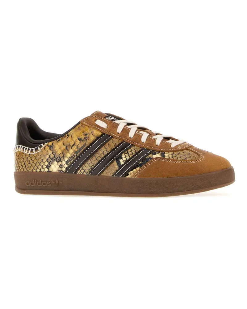 adidas Unisex Printed Leather Adidas X Wales Bonner Gazzelle Sneakers Dust Rust-Wonder White-Collegiate Burgundy Rust/wonder White/collegiate Brown