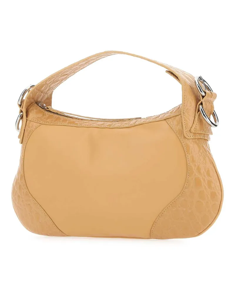 by FAR Women's Sand Leather Yana Handbag Bis Borse A Mano Bag Beige