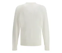 Men's Ribbed Cardigan Panama+nebbia Cotton Sweater