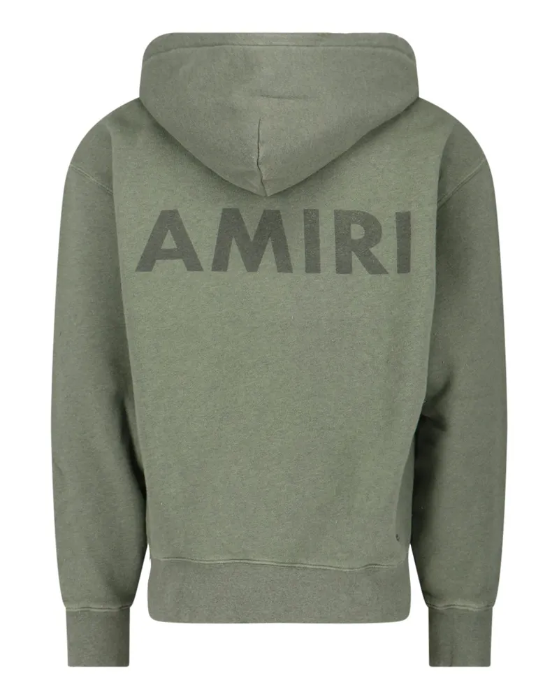 Amiri Men's Sweaters Green Cotton Green
