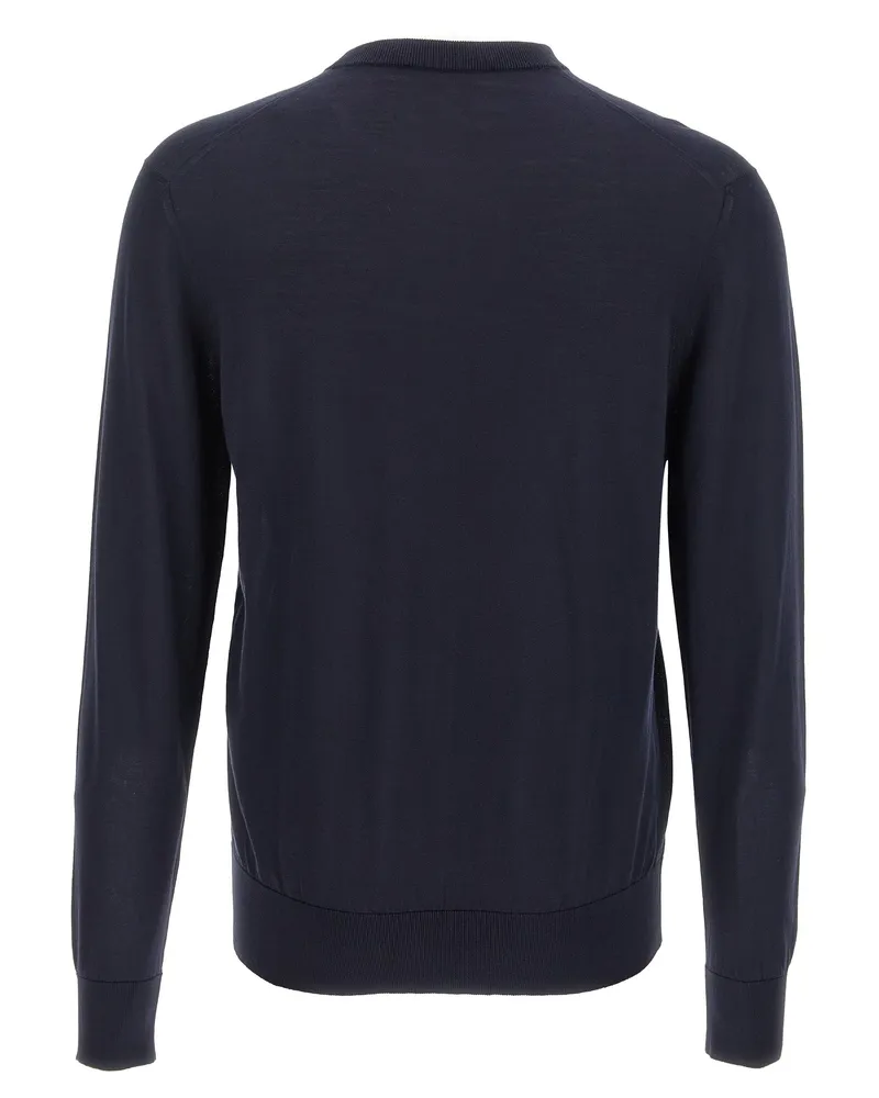 Dolce & Gabbana Men's Blue Silk Cardigan Clothing Navy