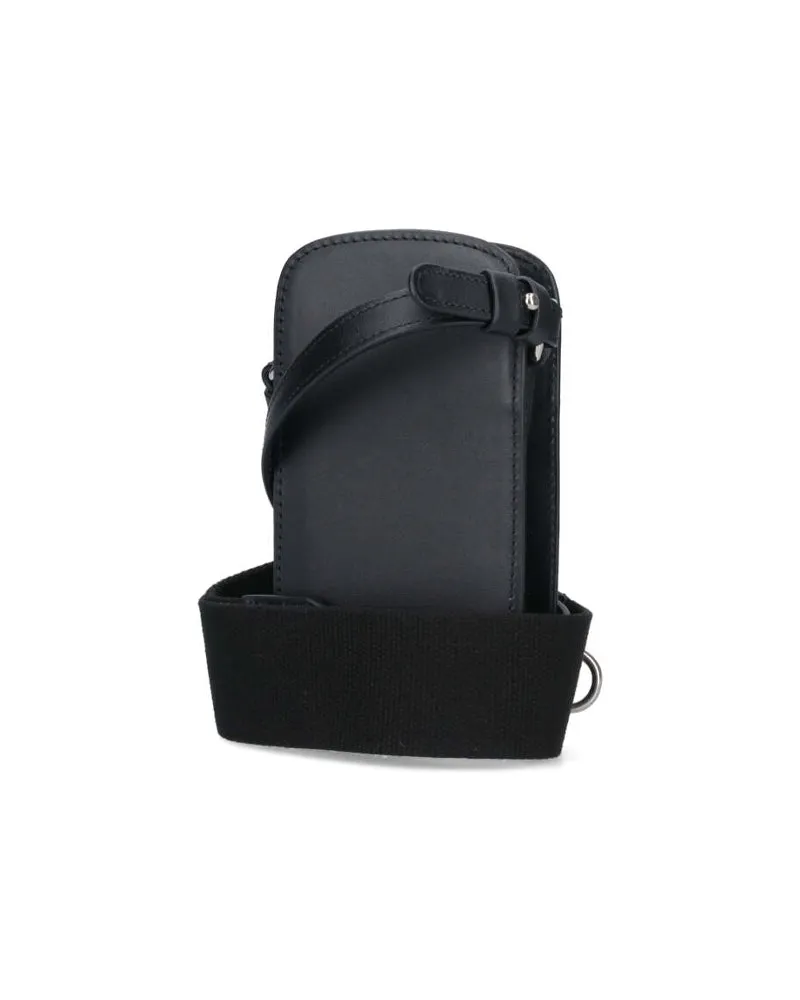 A.P.C. Men's  Bags Black Pelle Di Vitello Black