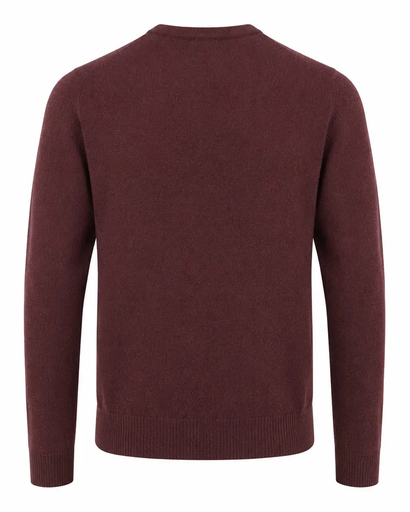Emporio Armani Cashmere Crewneck Sweater — Brown Brown