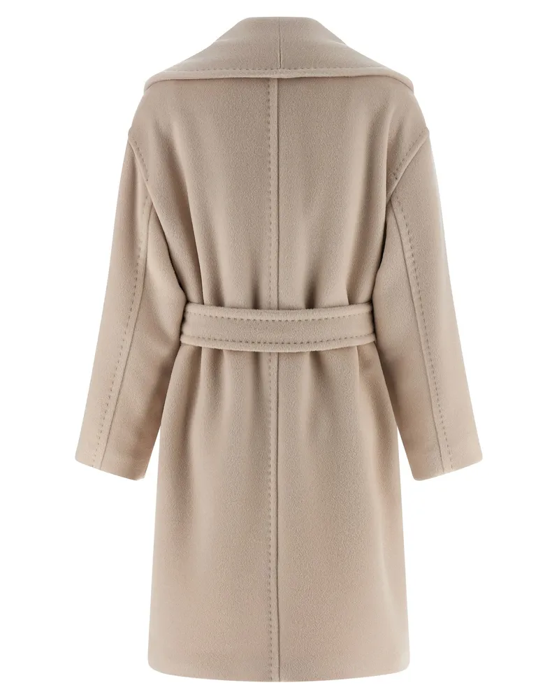 Max Mara Women's Beige Wool Coat Clothing Beige