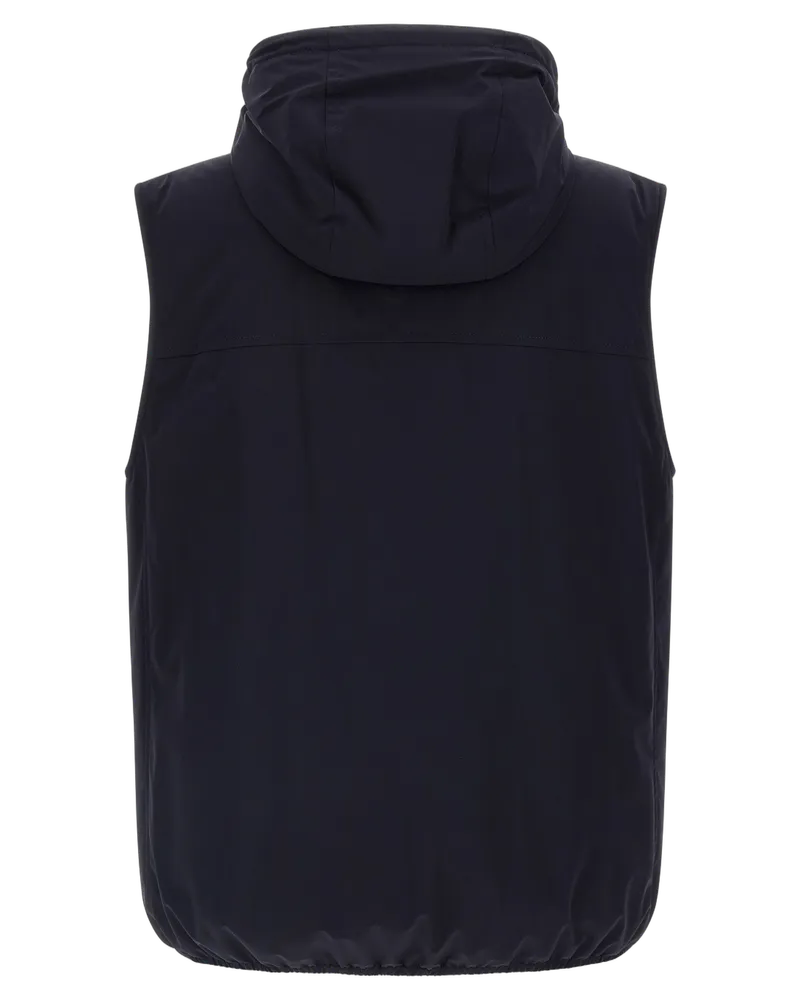 Brunello Cucinelli Men's Blue Polyamide Sleeveless Jacket Clothing Navy