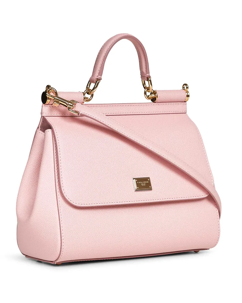 Dolce & Gabbana Sicily Top Handle Bag — Pink Pink