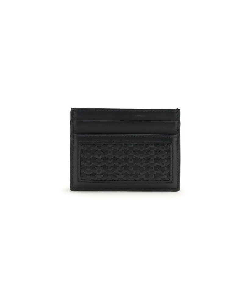 Dolce & Gabbana Men's Black Cotton Wallet Black