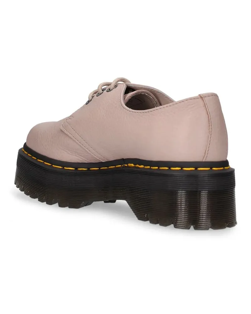 Dr.Martens Women's 1461 Quad Ii Lace-Up Derby Shoes Grey > Flats Gray