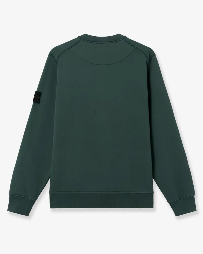 Stone Island Men's Sweatshirt Cotton Green Sweatshirts Sweater Green