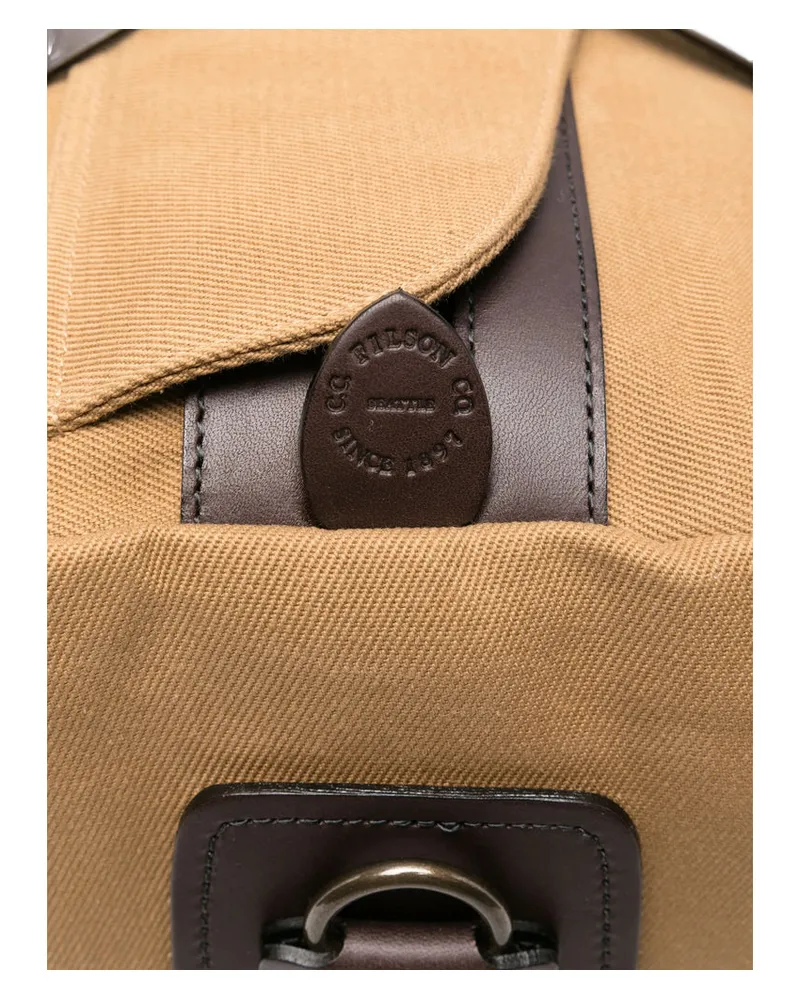 Filson Canvas and Leather Duffle Bag — Brown Brown