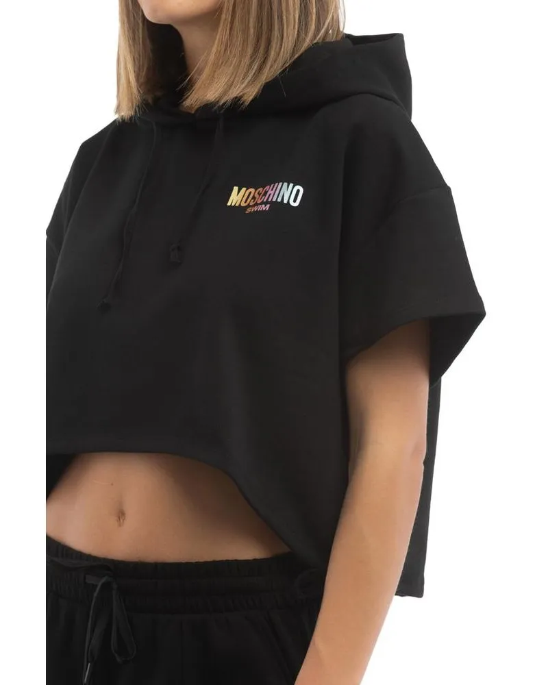 Moschino Women's Black Cotton Sweatshirt Clothing Black