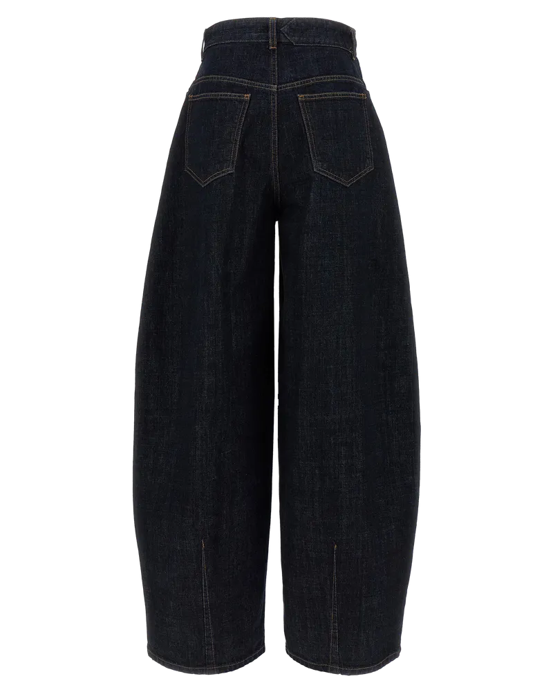 Jacquemus Le De-Nimes Ovalo Jeans — Blue 
