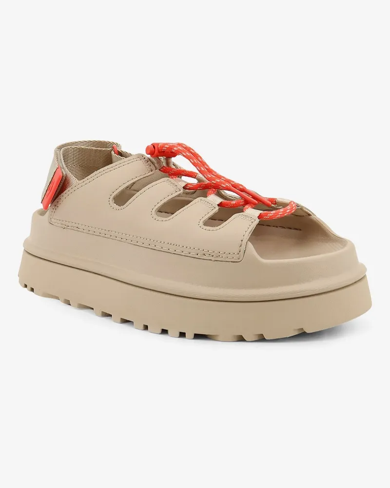 UGG Women's Sandals Goldenglow Leather Beige Leather-Rubber Leather/rubber Beige