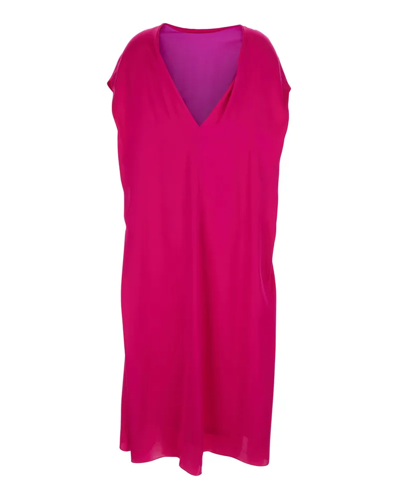 Dries van Noten Women Dress Diria Pink Silk Pink