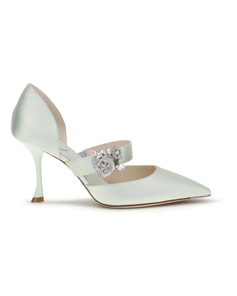 Roger Vivier Efflorescence Dorsay Pump — Aquamarine 