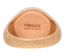 Women's La Medusa Tribute Logo Ring Gold Accessories > Jewelry